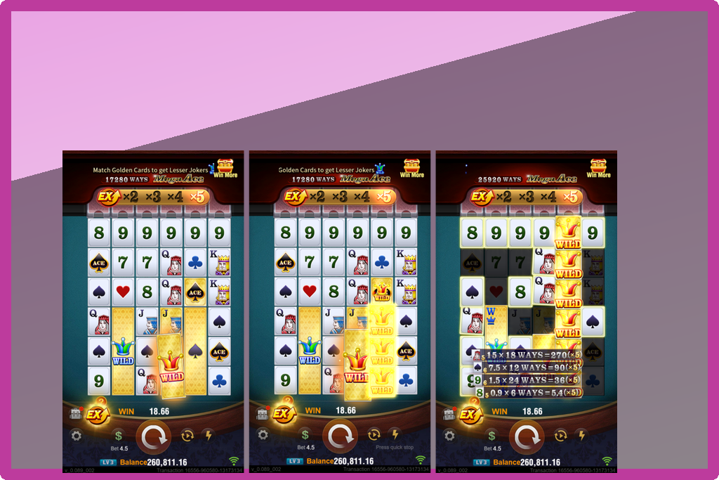 Mega Ace · Tampilan Aplikasi NANAS777