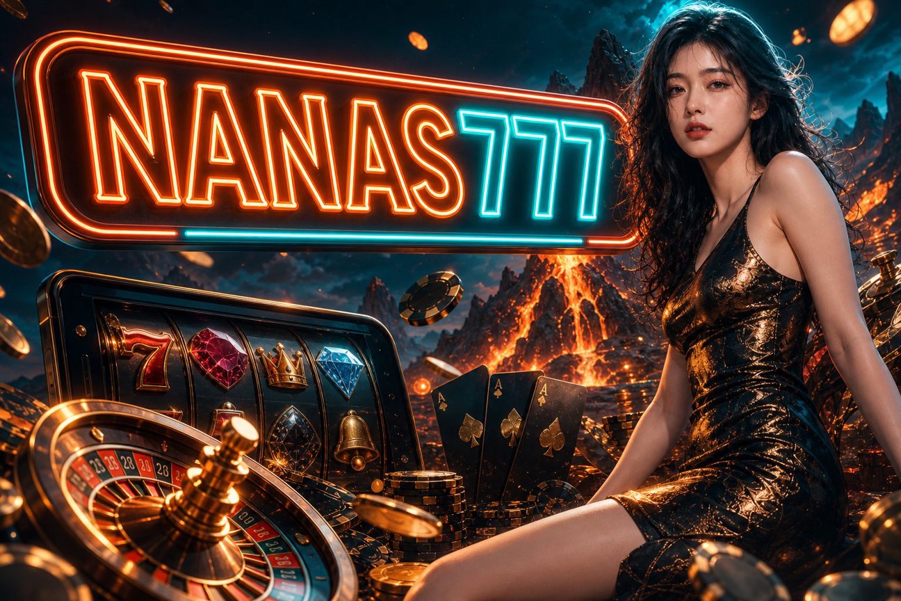 Tampilan koleksi permainan dan bonus deposit pertama NANAS777